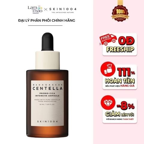  Tinh Chất Rau Má Lên Men Skin1004 Madagascar Centella Probio-Cica Intensive Ampoule 