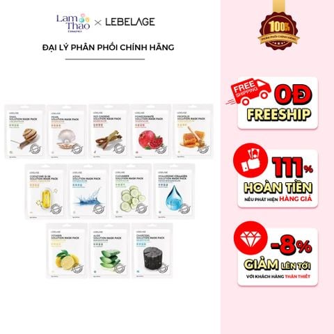  Mặt Nạ Dưỡng Da Lebelage Solution Mask Pack 