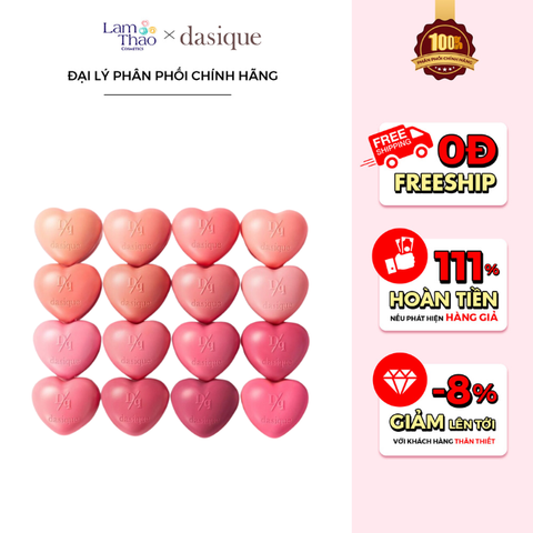  Son Bùn Dasique Souffle Color Pot Sweet Heart Collection 