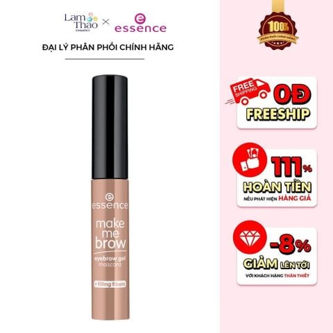  Mascara Chân Mày Dạng Gel Essence Make Me Brow Eyebrow Gel Mascara 