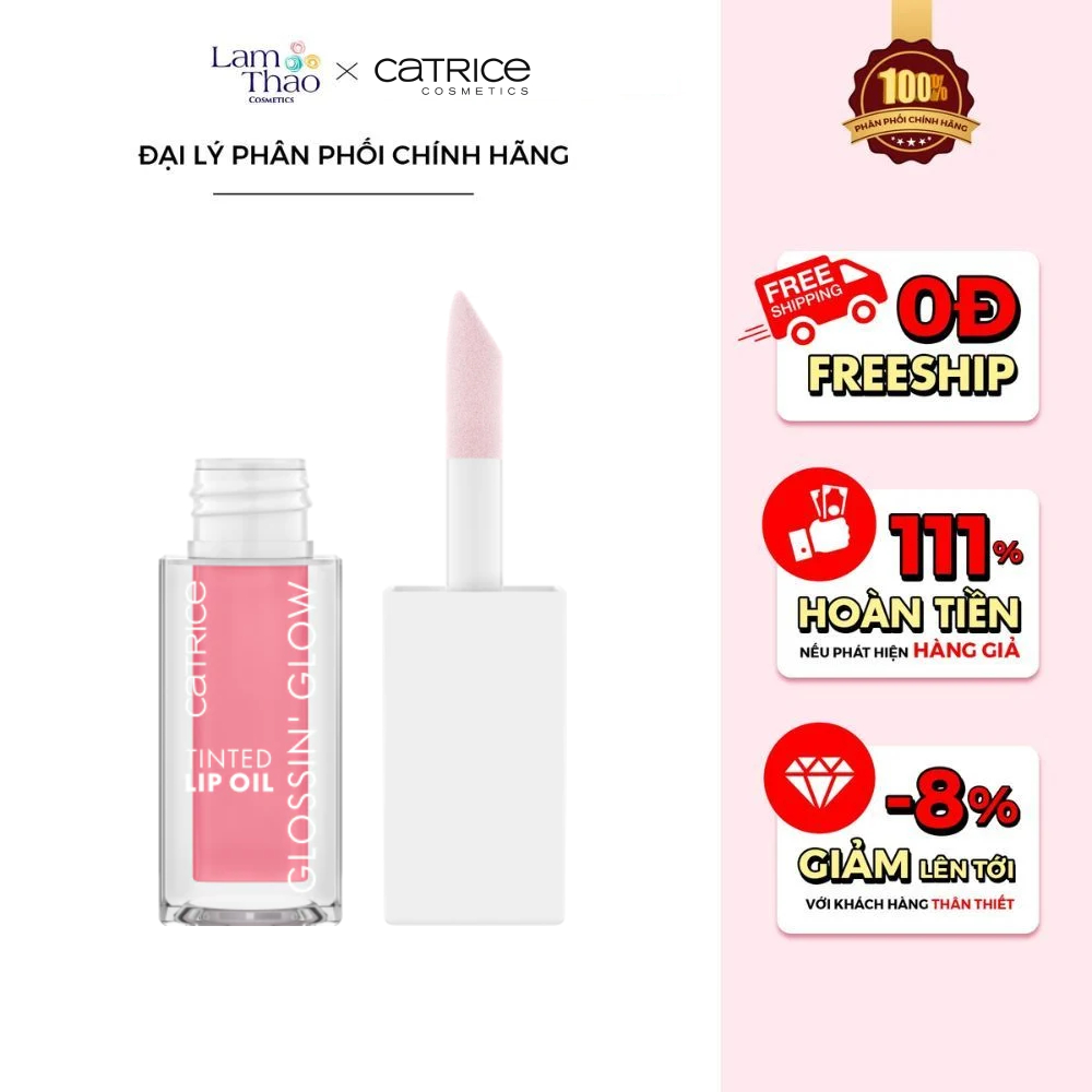 Son Dưỡng Bóng Có Màu Dạng Dầu Catrice Glossin Glow Tinted Lip Oil