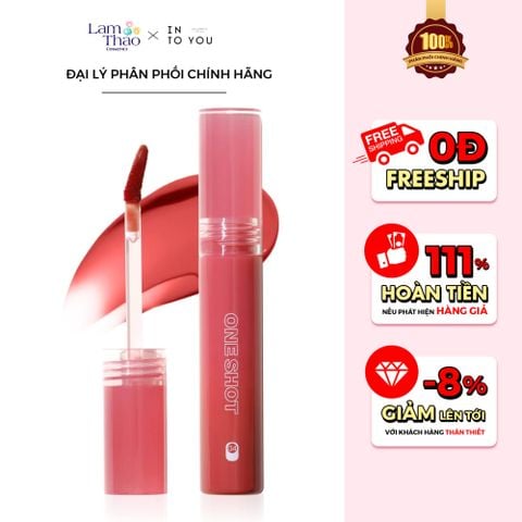  Son Tint Bóng Dưỡng Ẩm Into You One Shot Lip Tint 