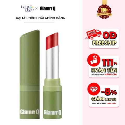  Son Dưỡng Có Màu Thuần Chay Glamrr Q Vegan Super Lip Balm 