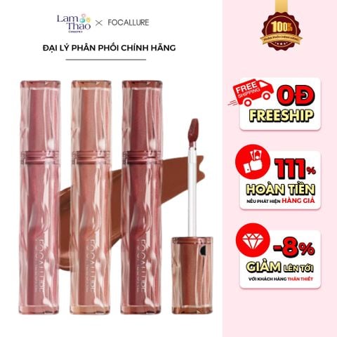  Son Kem Nhung Lì Focallure Airy Velvet Lipcream 