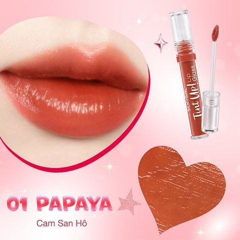  Son Bóng Có Màu Silkygirl Tint Up! Lip Glass 