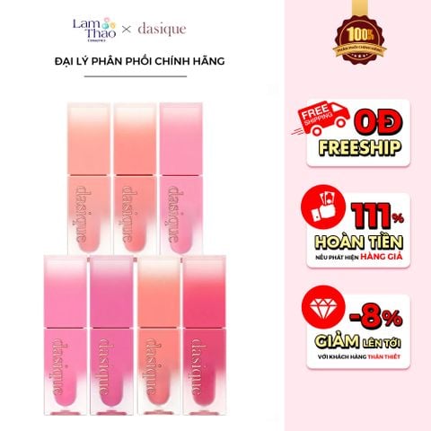  Son Tint Bóng Dasique Juicy Dewy Tint 