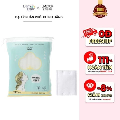  [DEAL 22/6 - 25/6 DUY NHẤT CỬA HÀNG COMBO 2 BTT 240 MIẾNG GIÁ SỐC] Bông Tẩy Trang LML TOP 