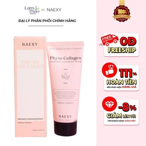  Sữa Rửa Mặt Collagen Naexy Phyto Collagen Recovery Cleansing Foam 