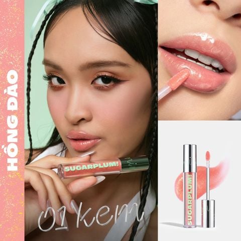  Son Nhũ Bóng Sugarplum Mintyice Sparkling Gloss 