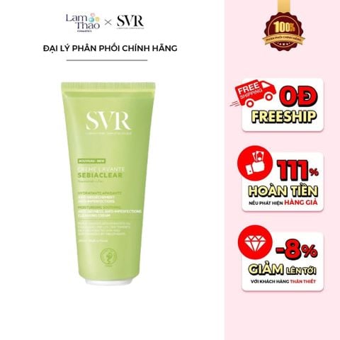  Sữa Rửa Mặt Dạng Sữa SVR Sebiaclear Creme Lavante 