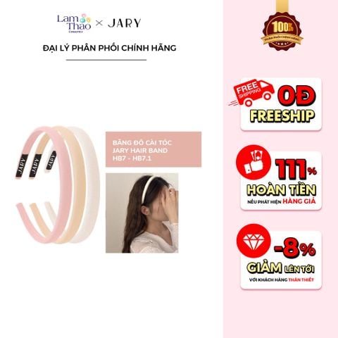  Băng Đô Cài Tóc Đủ Màu Bảng Nhỏ Jary Hair Band 