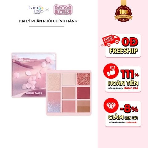  Bảng Phấn Mắt 8 Ô Gogo Tales Secret Garden Eyeshadow Palette 