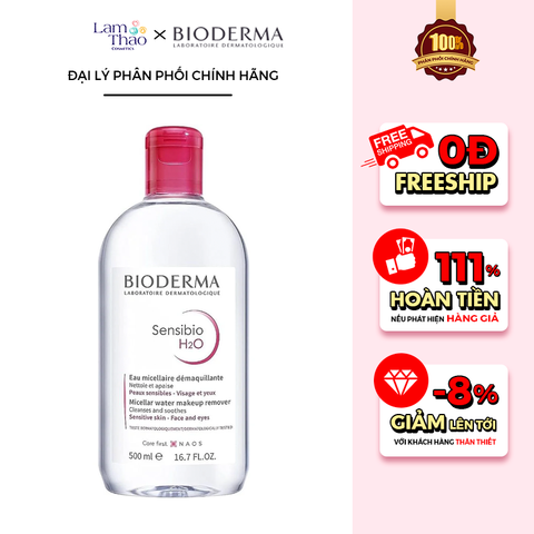  Nước Tẩy Trang Dành Cho Da Nhạy Cảm Bioderma Makeup Remover Micellar Water 