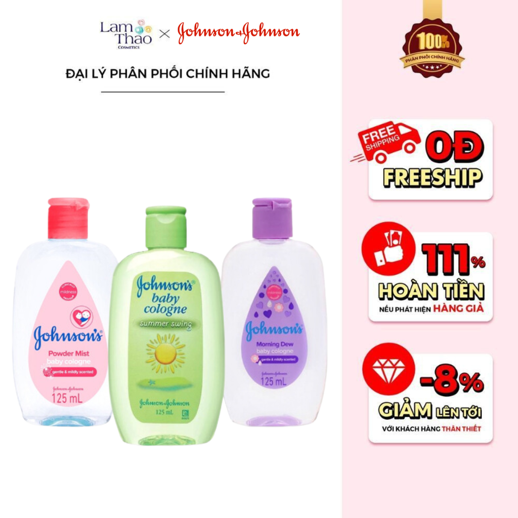 Nước Hoa Johnson's Baby 125ml