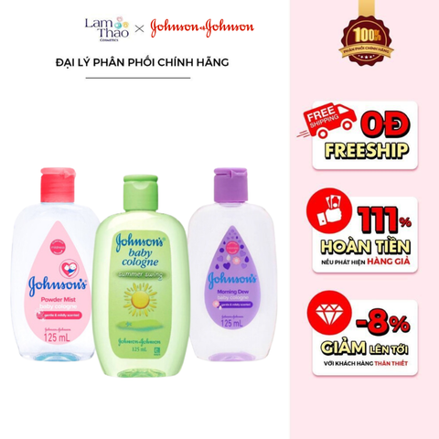  Nước Hoa Johnson's Baby 125ml 