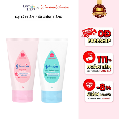  Kem Dưỡng Ẩm Mặt Và Cơ Thể Johnson's Baby Face & Body 