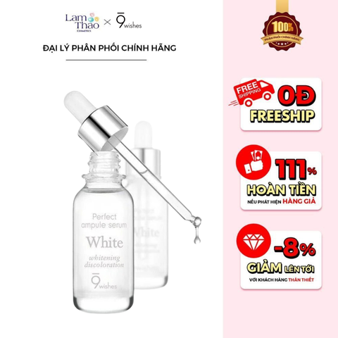  Tinh Chất Dưỡng Trắng Da 9 Wishes White Ampule Serum 