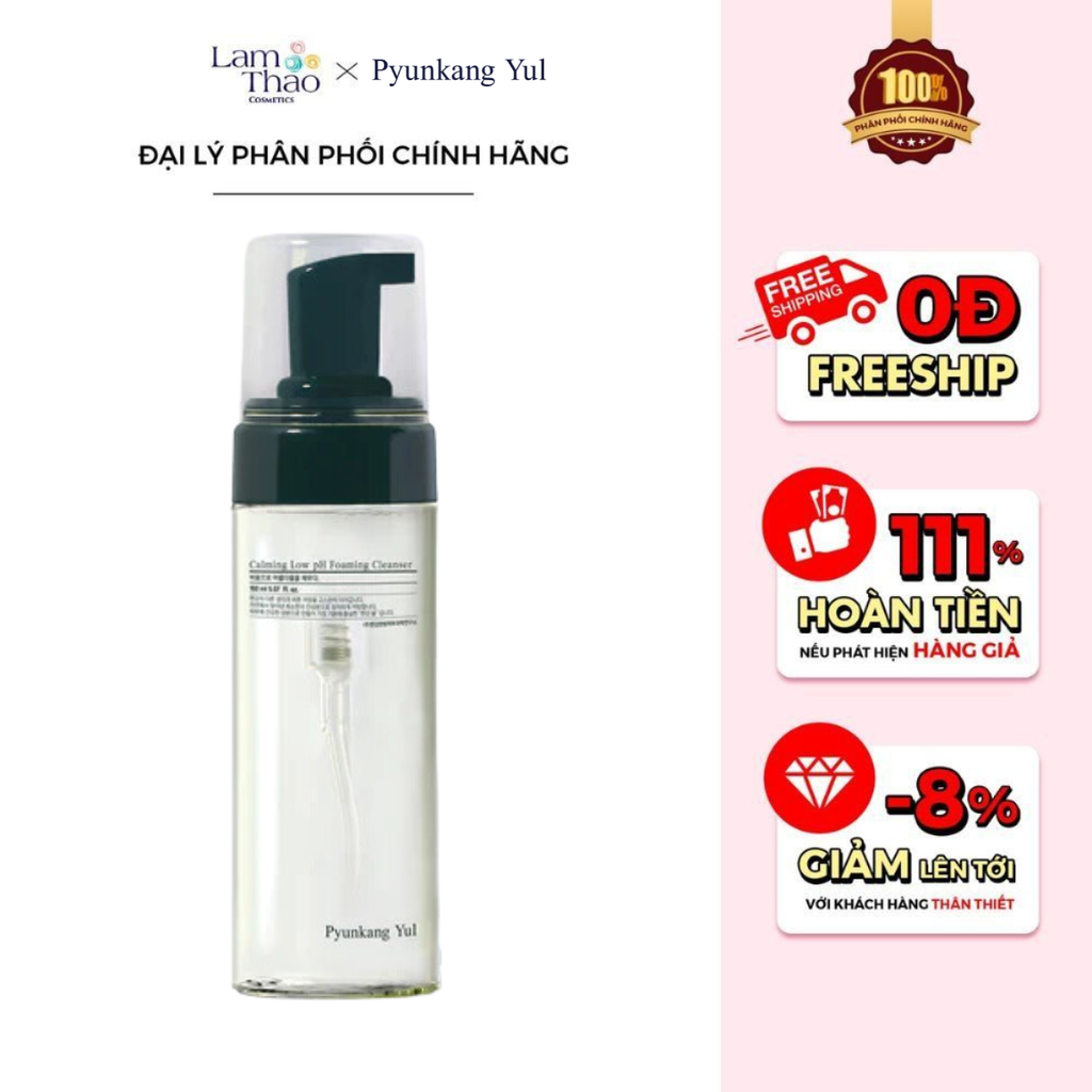 Sữa Rửa Mặt Pyunkang Yul Calming Low pH Foaming Cleanser 150ml