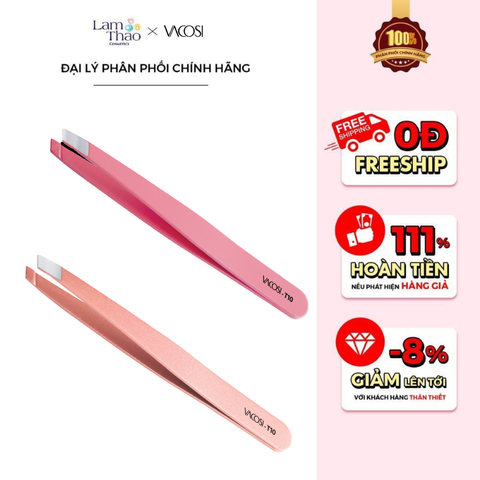  Nhíp Đầu Bằng Vacosi Pro Tweezers 