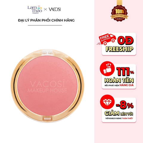  Phấn Má Hồng Lolipop Vacosi Natural Studio Lolipop Blush Powder 