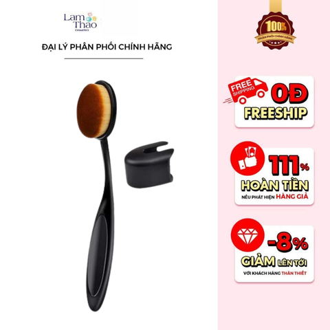  Cọ Trang Điểm Tán Kem Nền, Cushion Có Nắp Bảo Vệ 