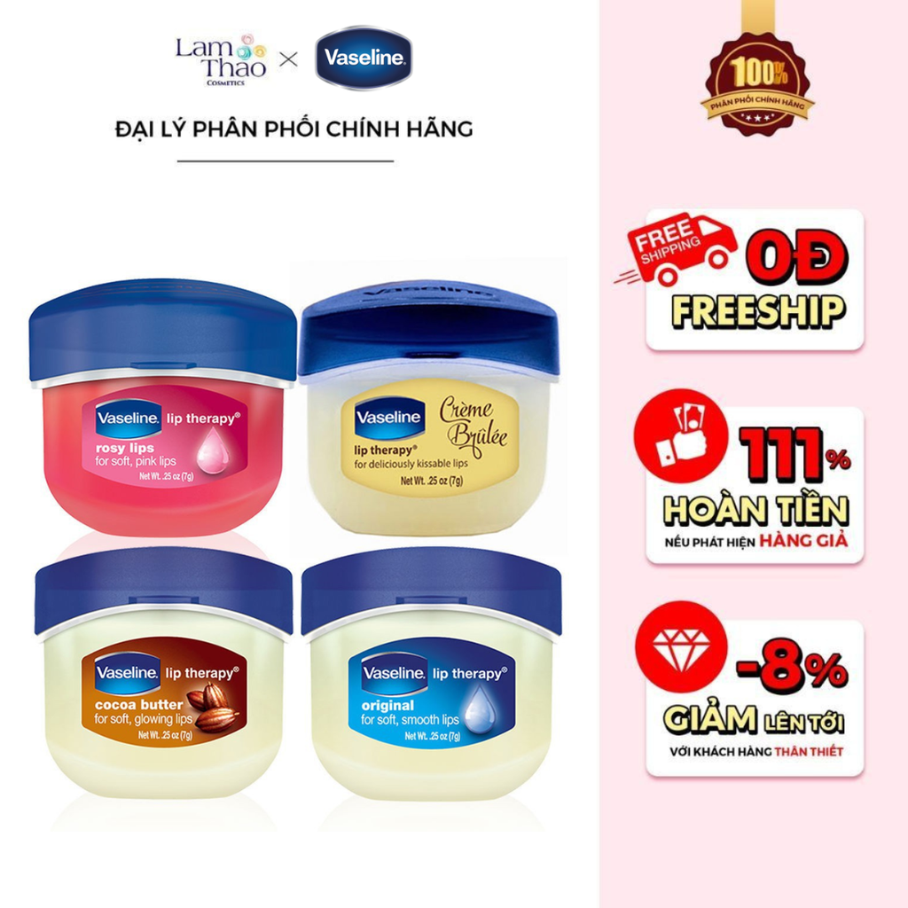 Sáp Dưỡng Mềm Môi Vaseline Lip Therapy