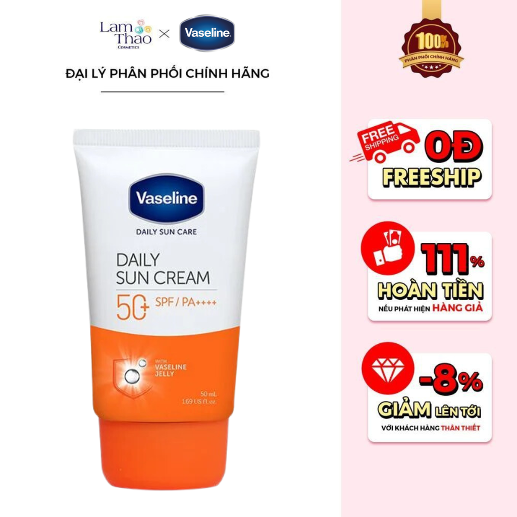 Kem Chống Nắng Vaseline Daily Sun Cream SPF 50+ PA++++