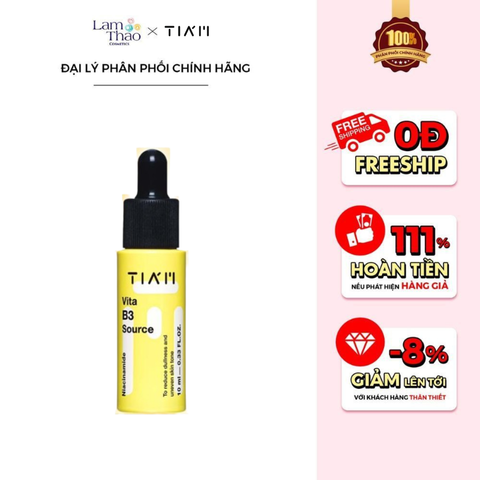  Tinh Chất Phục Hồi Da Sáng Khỏe Sau Mụn Giảm Thâm Nám Tiam Vita B3 Source Serum 