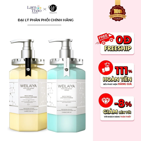  Bộ Gội Xã Phục Hồi Nấm Truffle Weilaiya Premium Repair Series 