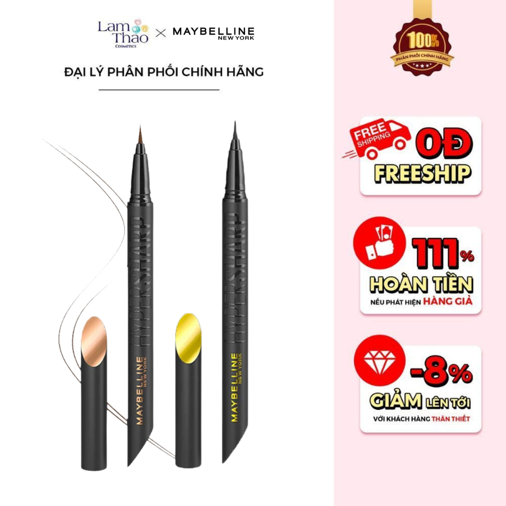 Bút Kẻ Mắt Nước Siêu Sắc Mảnh Maybelline New York Hyper Sharp Extreme Liner