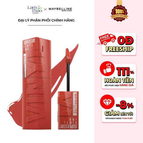  Son Bóng Maybelline Superstay Vinyl Ink 