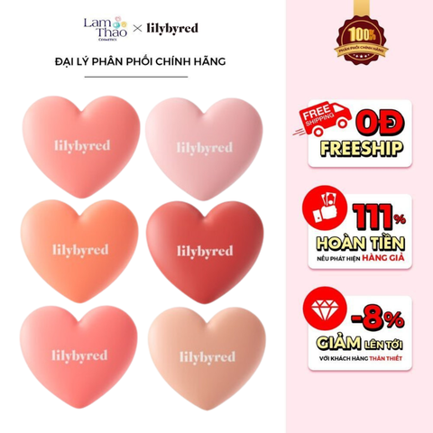  Phấn Má Hồng Dễ Thương Lilybyred Luv Beam Cheek 