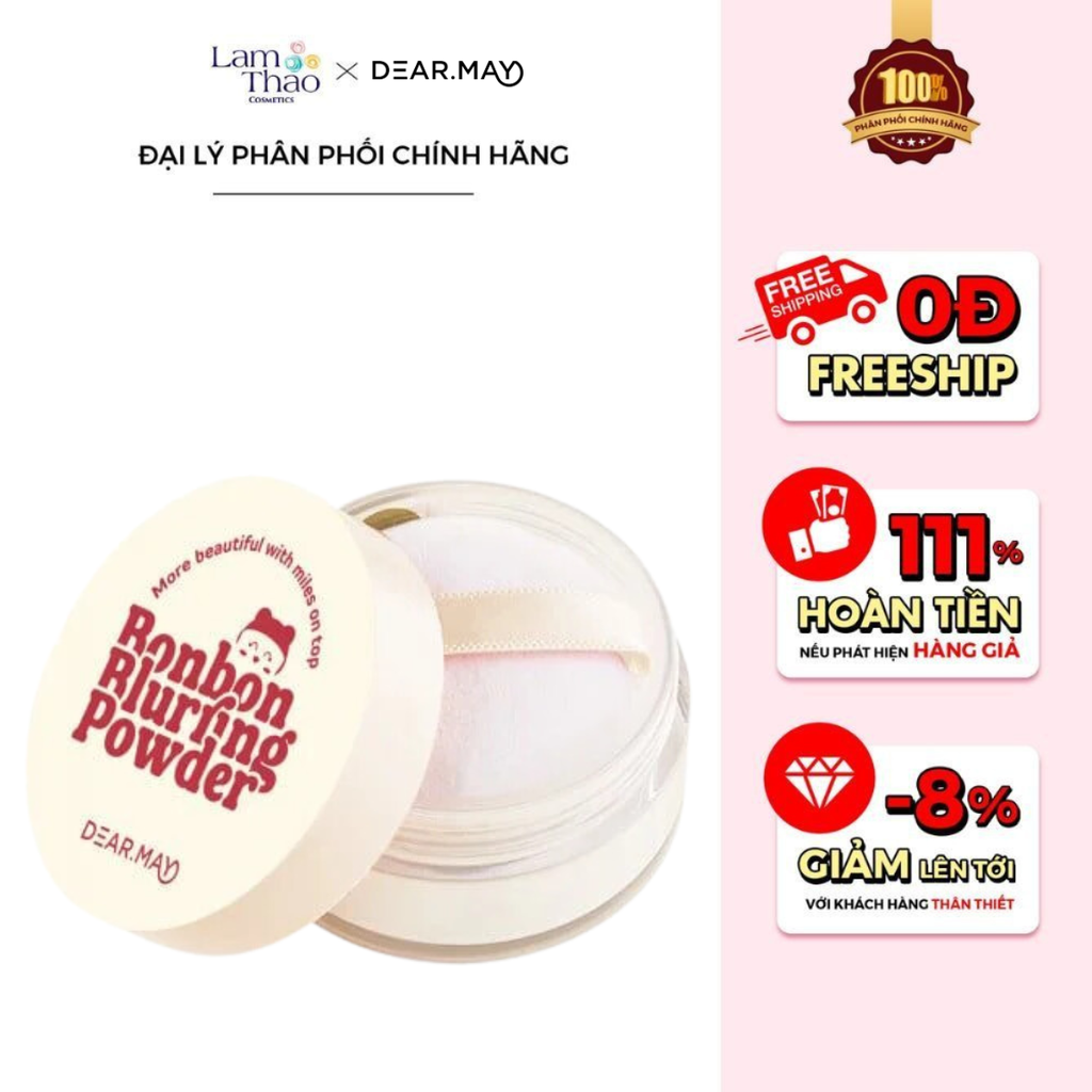 Phấn Phủ Dạng Bột Kiềm Dầu Dearmay Bonbon Blurring Powder