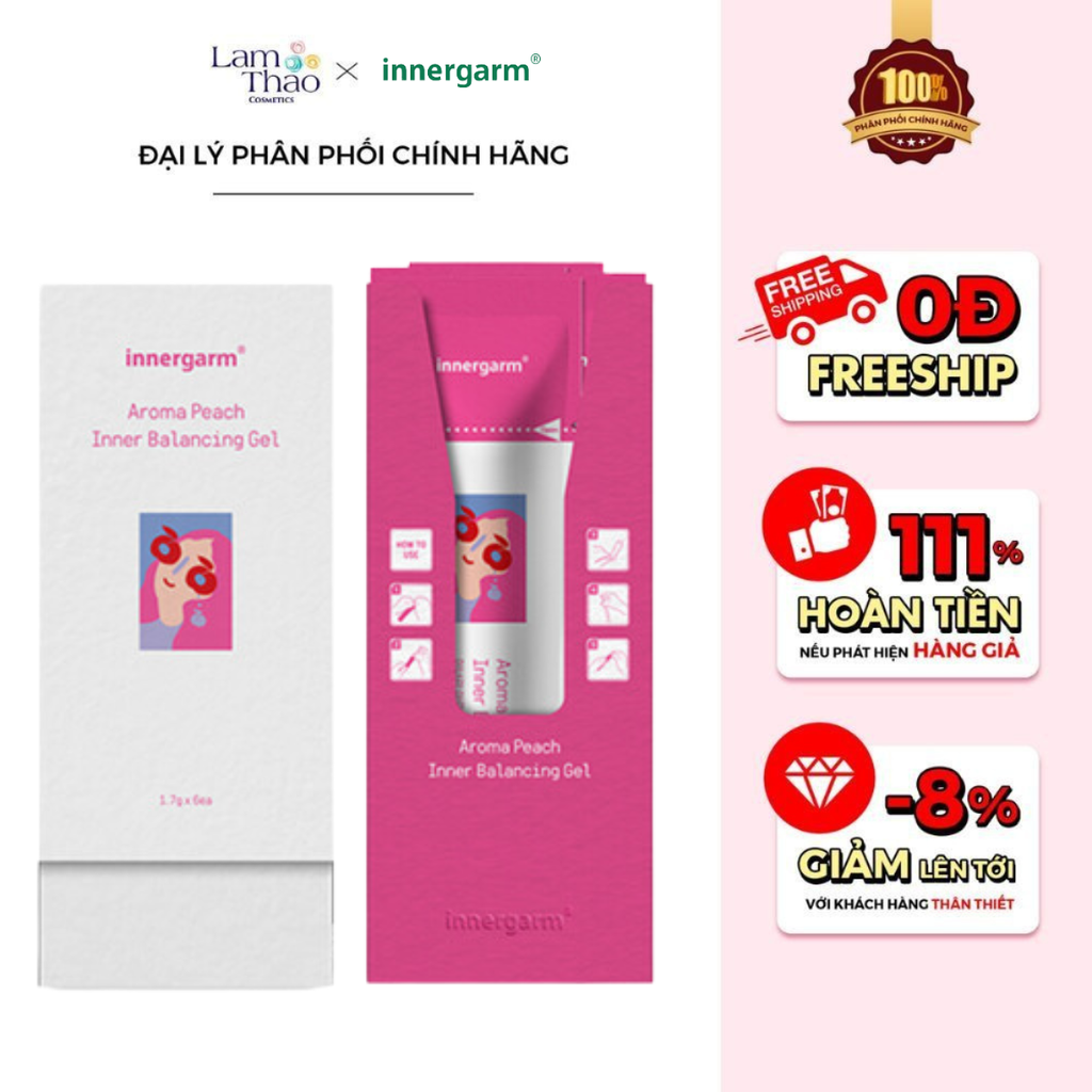 Đũa Thần Gel Dưỡng Vùng Kín Đa Năng Hương Đào Wettrust Innergarm Aroma Peach Balancing Gel