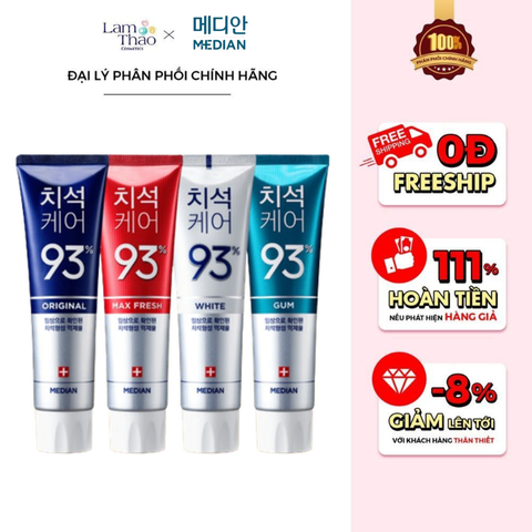  Kem Đánh Răng Median Dental IQ 93% 