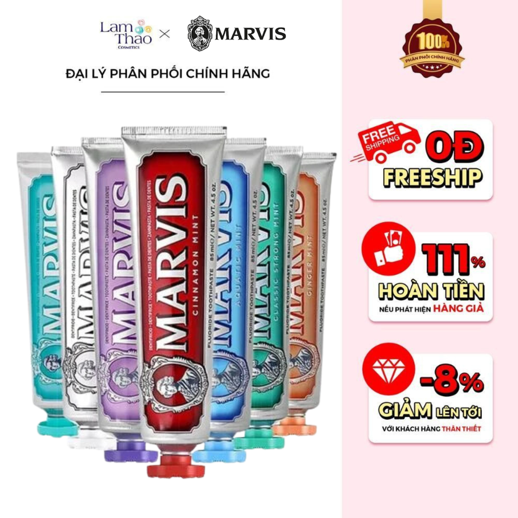 Kem Đánh Răng Cao Cấp Marvis Toothpaste