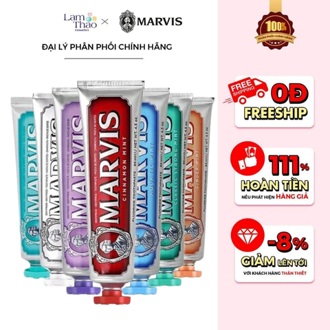  Kem Đánh Răng Cao Cấp Marvis Toothpaste 