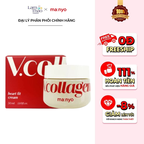  Kem Dưỡng Da Ngăn Ngừa Lão Hoá Manyo VCollagen Heart Fit Cream 