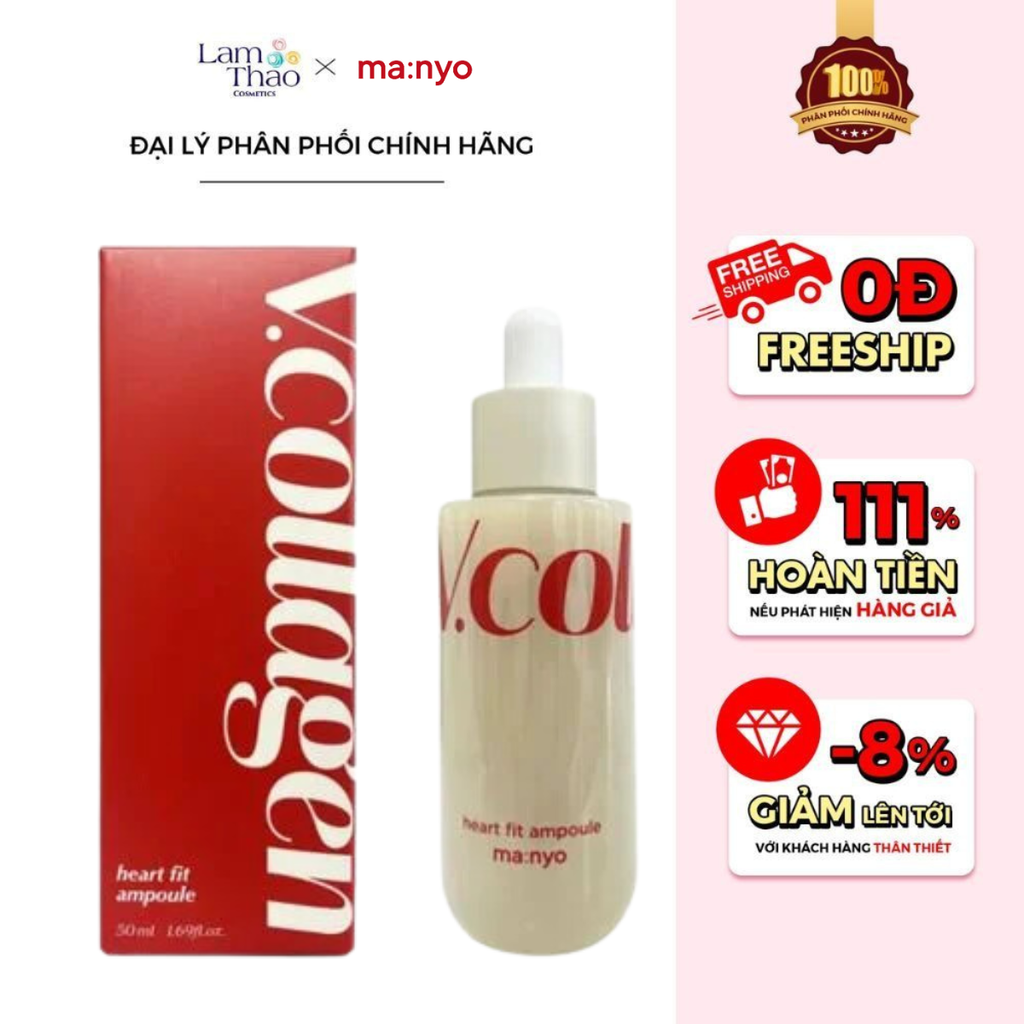 Tinh Chất Dưỡng Da Nâng Cơ Chống Lão Hoá Manyo Vcollagen Heart Fit Serum