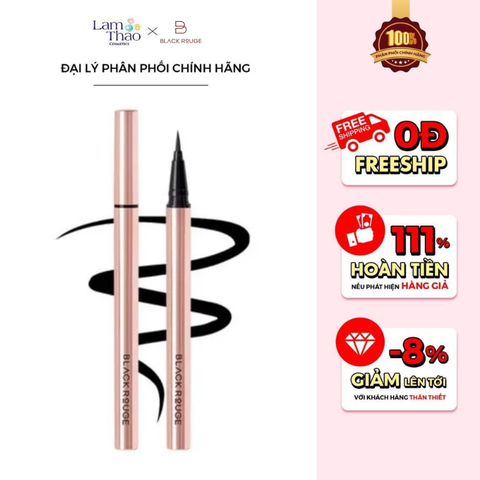  Kẻ Mắt Nước Chống Trôi Black Rouge All Day Power Proof Pen Liner 