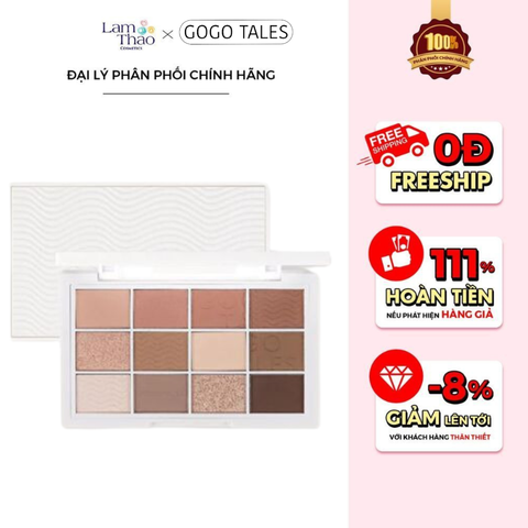  Bảng Phấn Mắt 12 Ô Gogo Tales Pink Mist Girl Eyeshadow Palette 