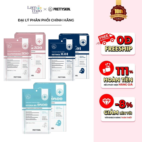  Mặt Nạ Giấy Pretty Skin Treatment Collection Mask 