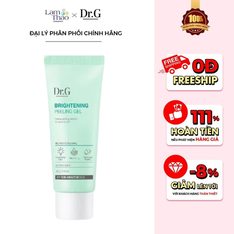  Gel Tẩy Da Chết Làm Sáng Da Dr.G Brightening Peeling Gel 