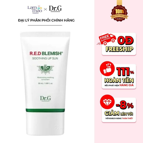  Kem Chống Nắng Phổ Rộng Dr.G R.E.D Blemish Soothing Up Sun SPF 50+ PA++++ 