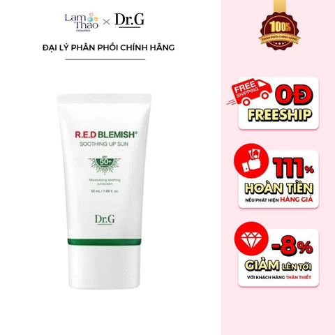  Kem Chống Nắng Phổ Rộng Dr.G R.E.D Blemish Soothing Up Sun SPF 50+ PA++++ 