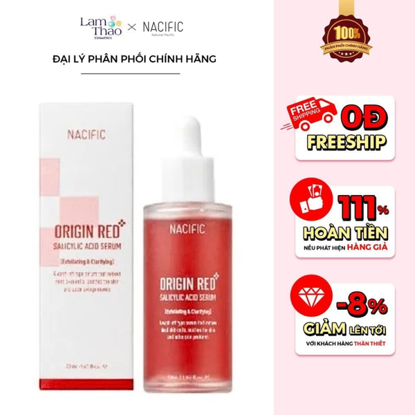 Tinh Chất Peel Da Tẩy Tế Bào Chết Nacific Origin Red Salicylic Acid Serum