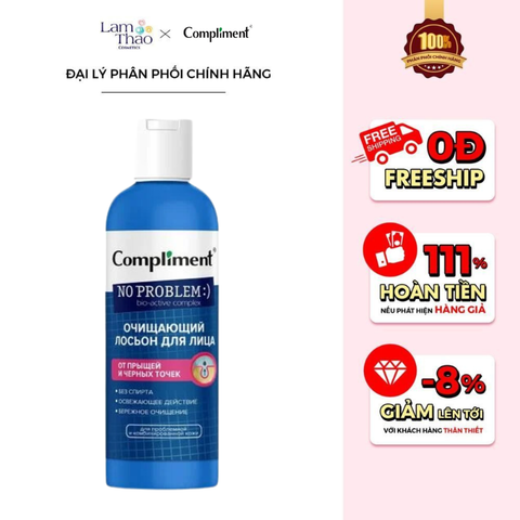  Nước Hoa Hồng Dưỡng Ẩm Làm Sạch Da Compliment D-Panthenol & Niacinamide 