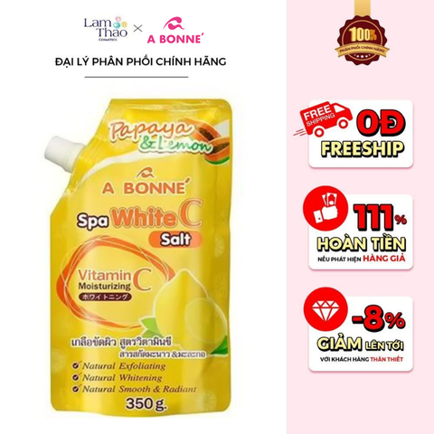  Muối Tắm Tẩy Tế Bào Chết A Bonné Spa White C Salt 