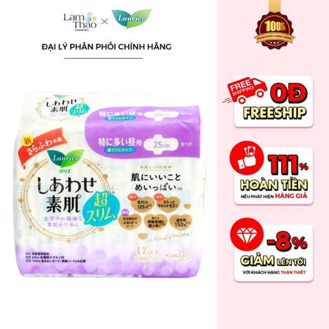  Băng Vệ Sinh Ban Ngày Có Cánh Laurier Happy Skin 