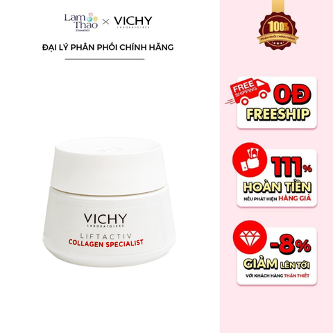  Kem Dưỡng Vichy Ngừa Lão Hóa, Săn Chắc Da Liftactiv Collagen Specialist 